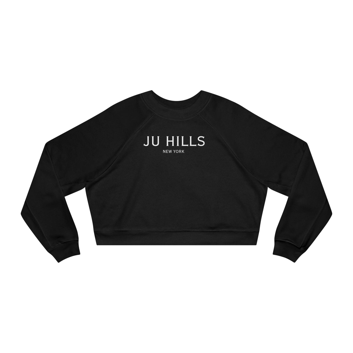 JU HILLS Women's Cropped Fleece Pullover