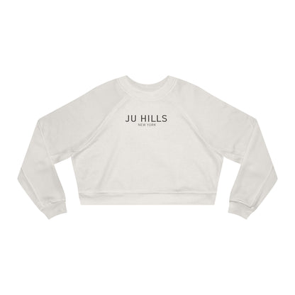 JU HILLS Women's Cropped Fleece Pullover