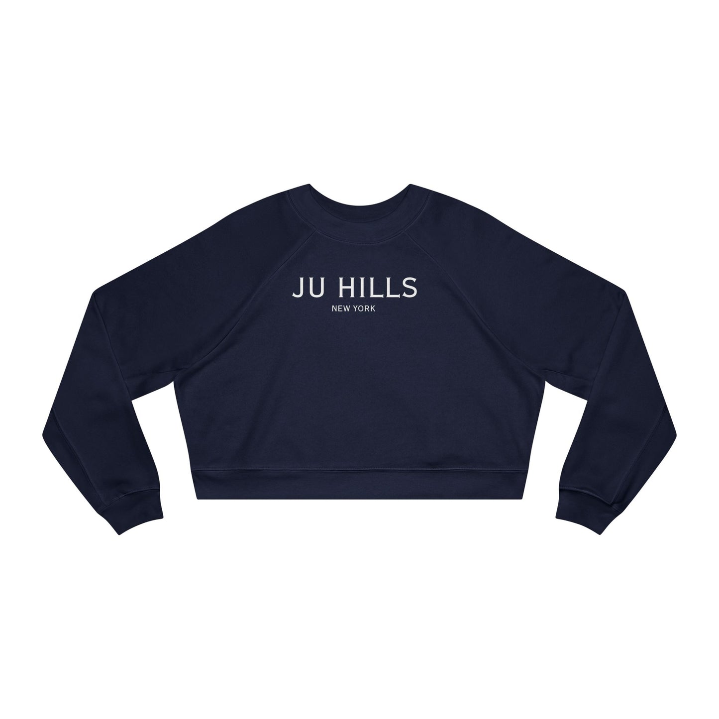 JU HILLS Women's Cropped Fleece Pullover