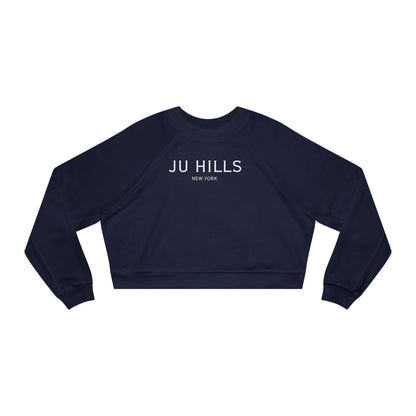 JU HILLS Women's Cropped Fleece Pullover