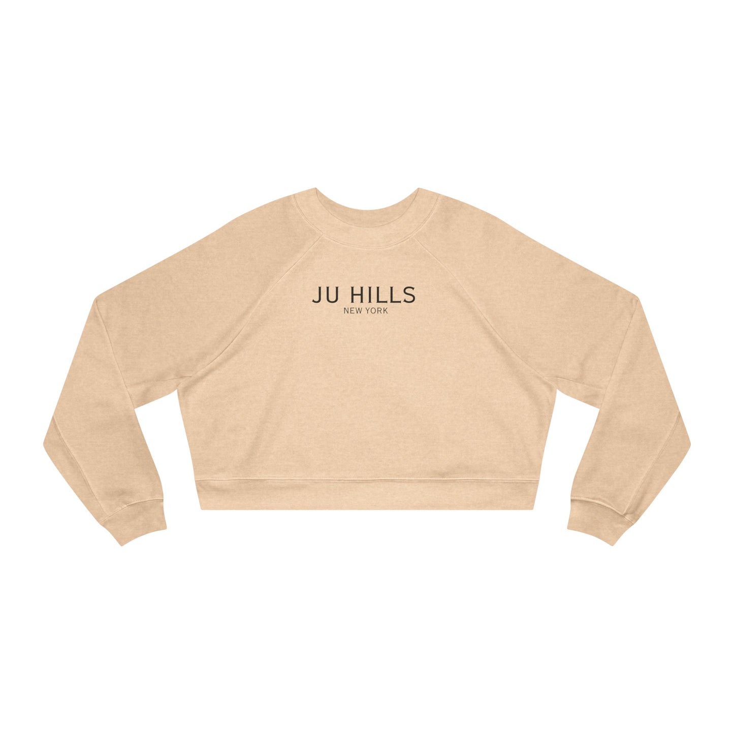 JU HILLS Women's Cropped Fleece Pullover