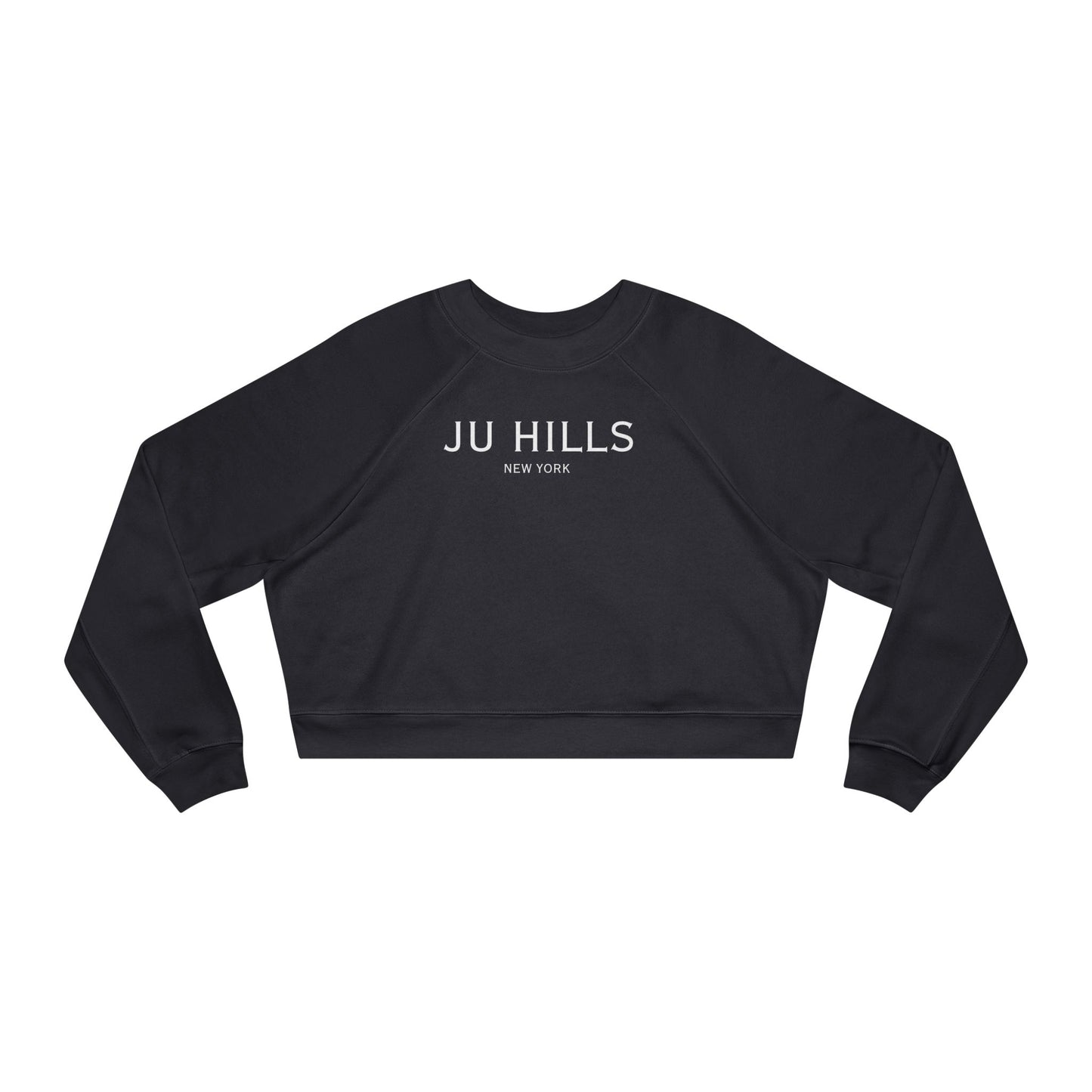 JU HILLS Women's Cropped Fleece Pullover