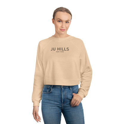 JU HILLS Women's Cropped Fleece Pullover