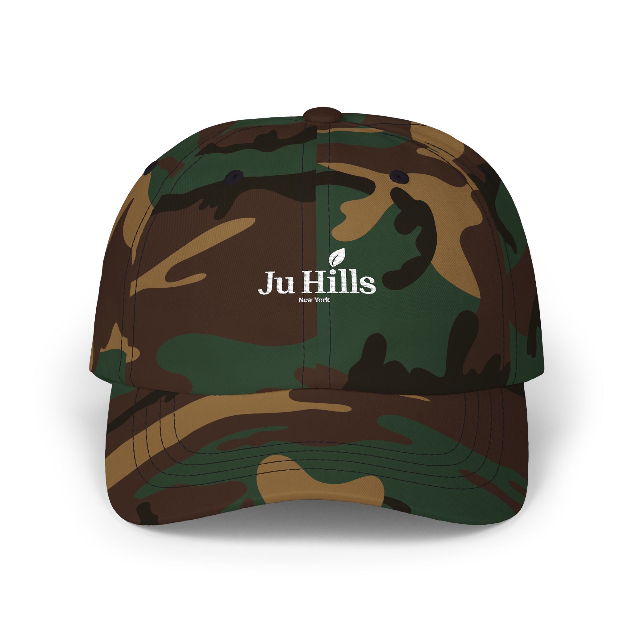 Dad Cap - Ju Hills Logo Embroidered Baseball Hat, Casual Everyday Baseball Cap