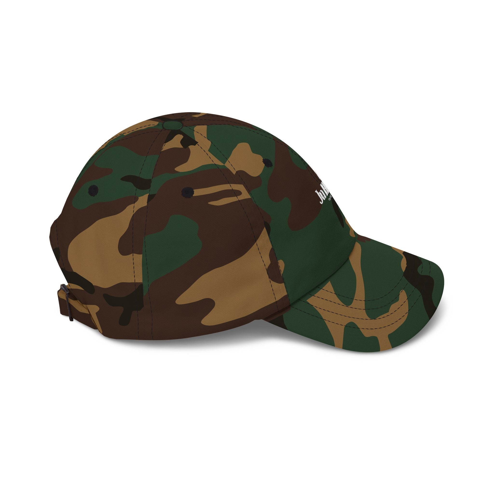 Dad Cap - Ju Hills Logo Embroidered Baseball Hat, Casual Everyday Baseball Cap